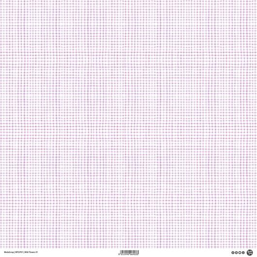 MODASCRAP - WILD FLOWERS 01 - DOUBLE  SIDED lila - 4