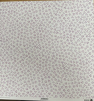 MODASCRAP - WILD FLOWERS 01 - DOUBLE  SIDED lilac