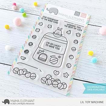 MAMA ELEPHANT-LIL TOY MACHINE STAMP & DIE SET