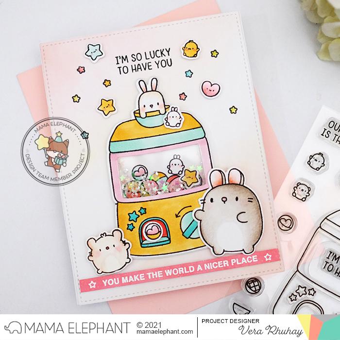 MAMA ELEPHANT-LIL TOY MACHINE STAMP & DIE SET - 10