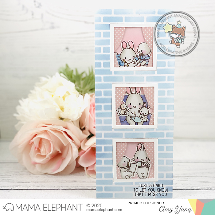  MAMA ELEPHANT-SINCERELY YOURS STAMP & DIE SET - 3