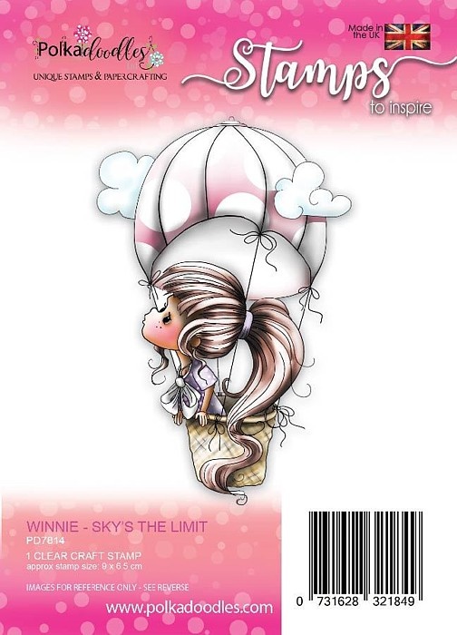 Polkadoodles -Winnie Sky's the Limit Clear Stamp