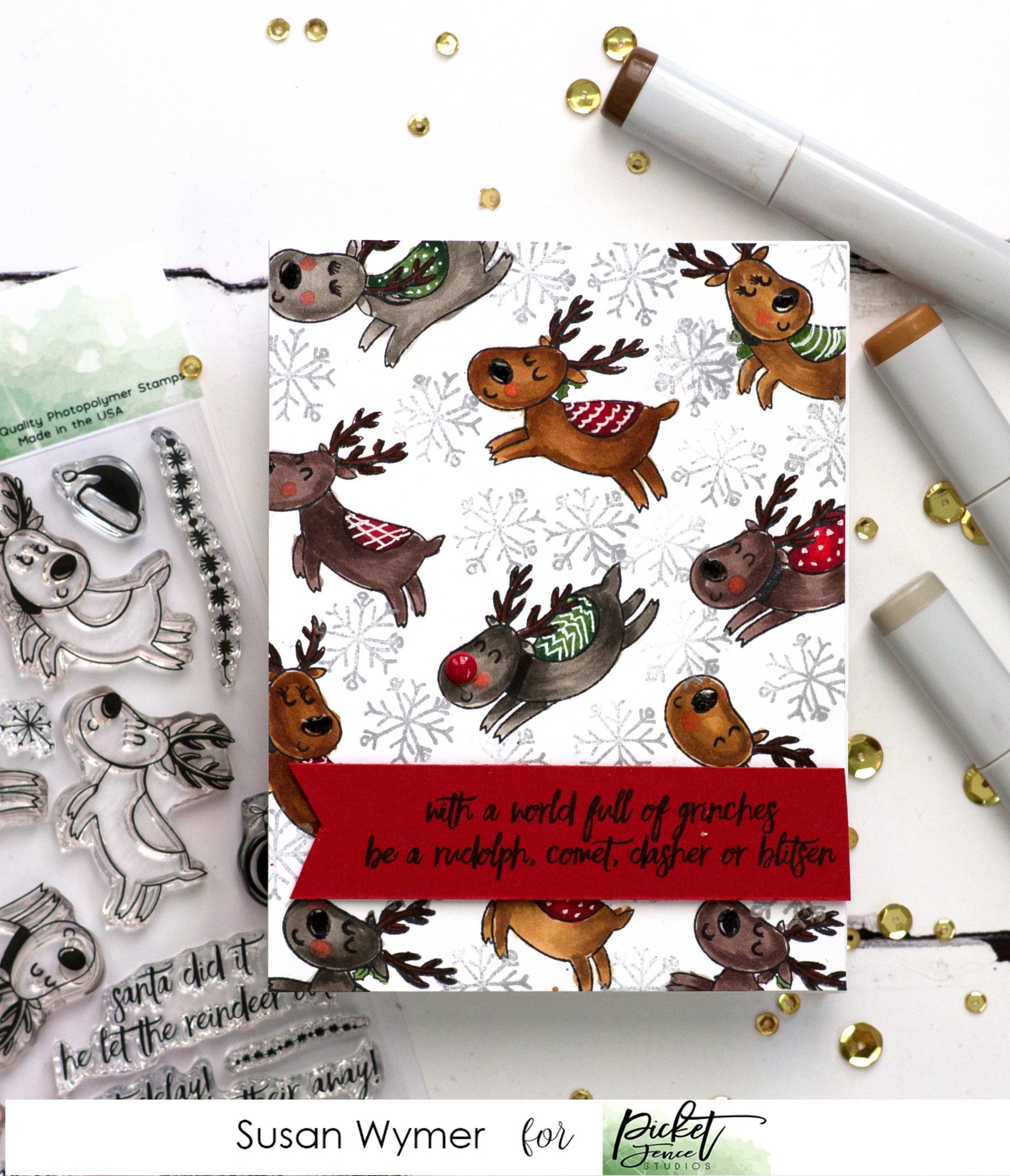 PICKET FENCE STUDIOS -Santa's Sleigh Ride - 8