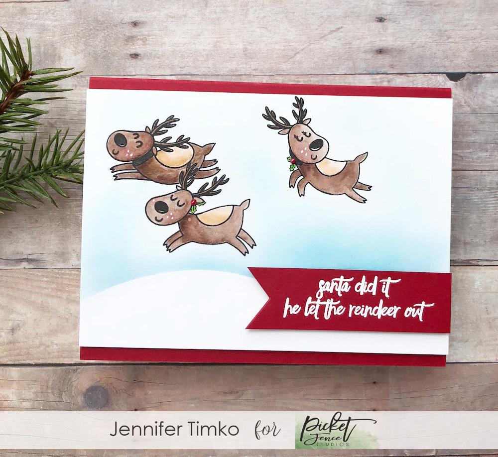 PICKET FENCE STUDIOS -Santa's Sleigh Ride - 3