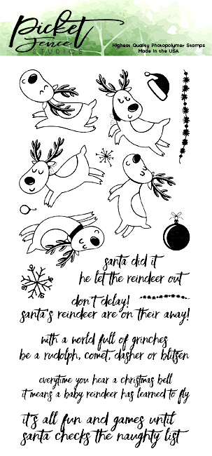 PICKET FENCE STUDIOS -Santa's Sleigh Ride