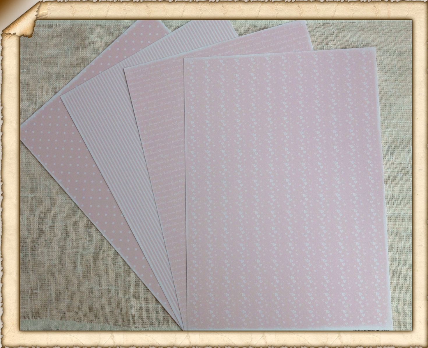Reprint Basic Collection A4 Ljus Rosa