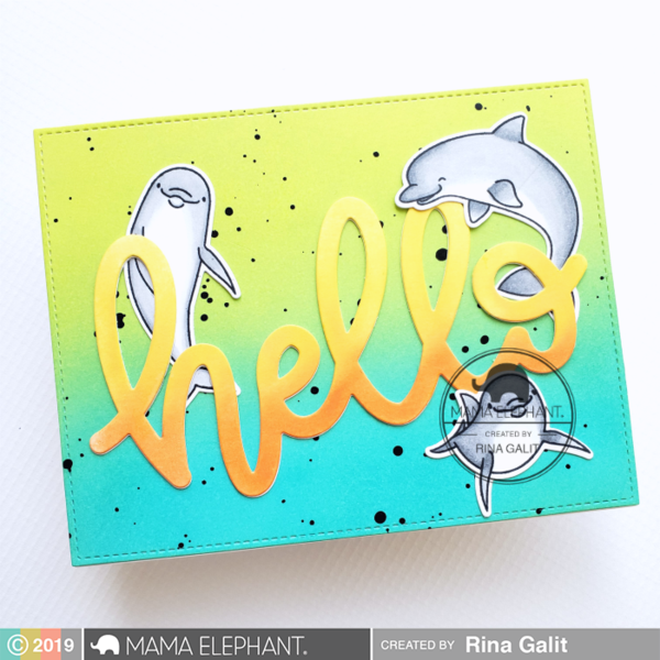 MAMA ELEPHANT  -BIG SCRIPTY HELLO - CREATIVE CUTS - 2
