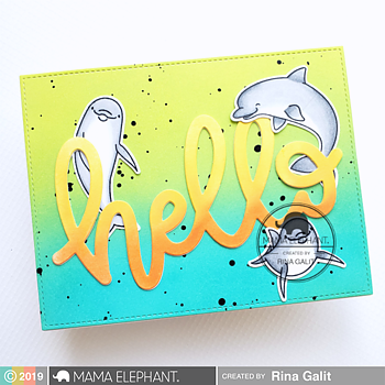 MAMA ELEPHANT  -BIG SCRIPTY HELLO - CREATIVE CUTS
