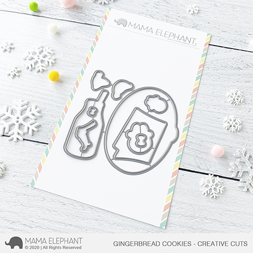  MAMA ELEPHANT-GINGERBREAD COOKIES STAMP& DIE SET - 2