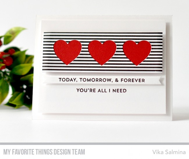 My Favorite Things Black & White Stripes 6x6 Inch Paper Pack - 11