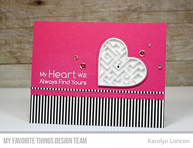 My Favorite Things Black & White Stripes 6x6 Inch Paper Pack - 8