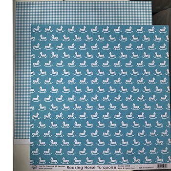 YOU DO Papper - Rocking Horse TURQUOISE