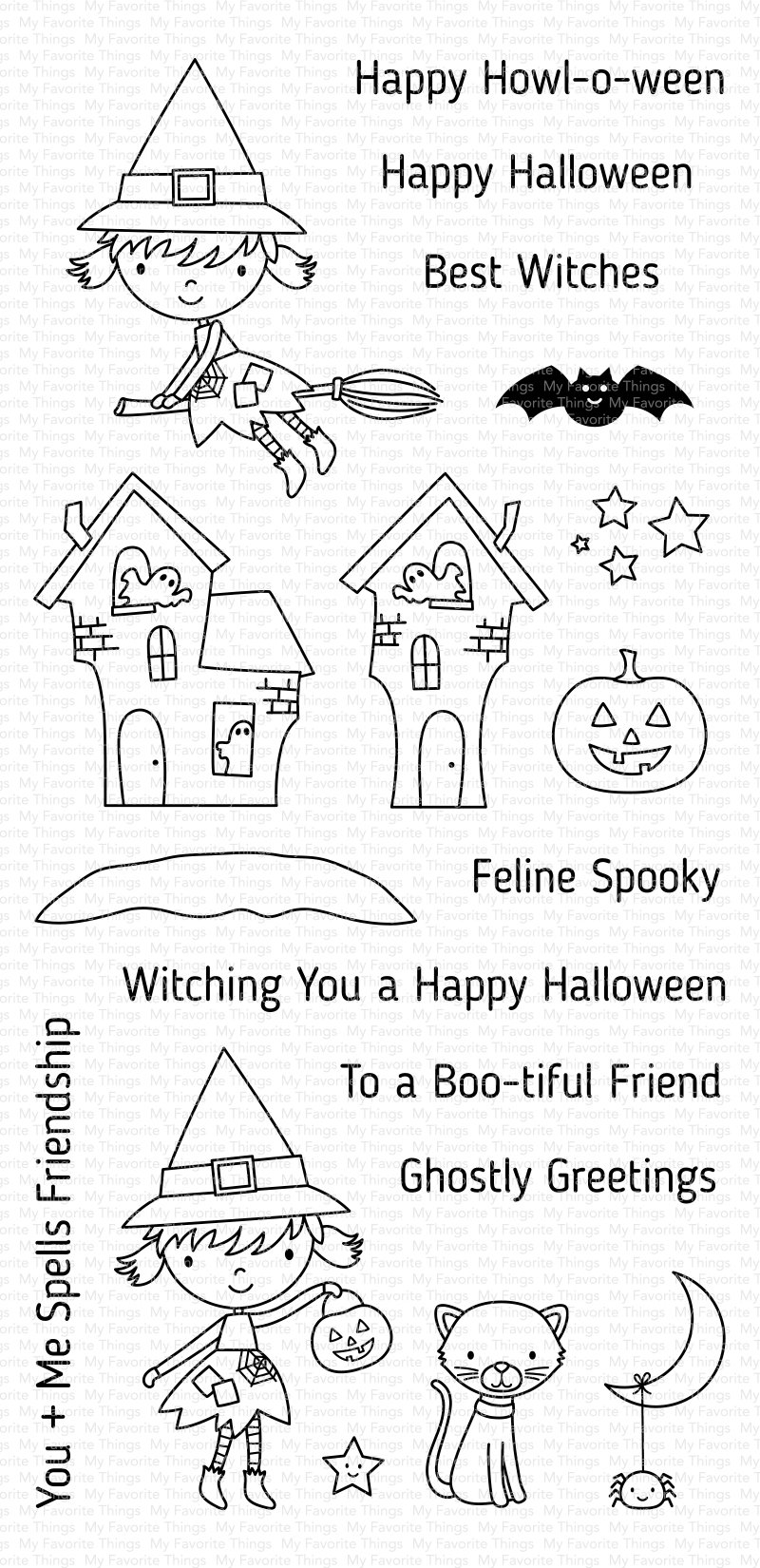 MY FAVORITE THINGS-Best Witches  STAMP & DIE SET