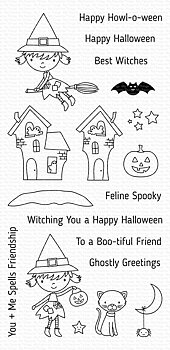 MY FAVORITE THINGS-Best Witches  STAMP & DIE SET
