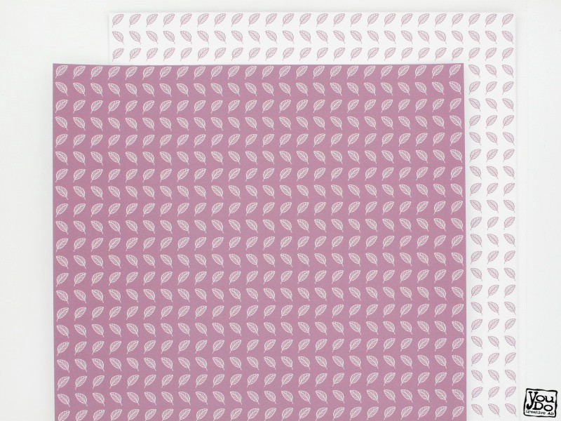 YOU DO  Paper 12 tum Leaves Rhodolite  