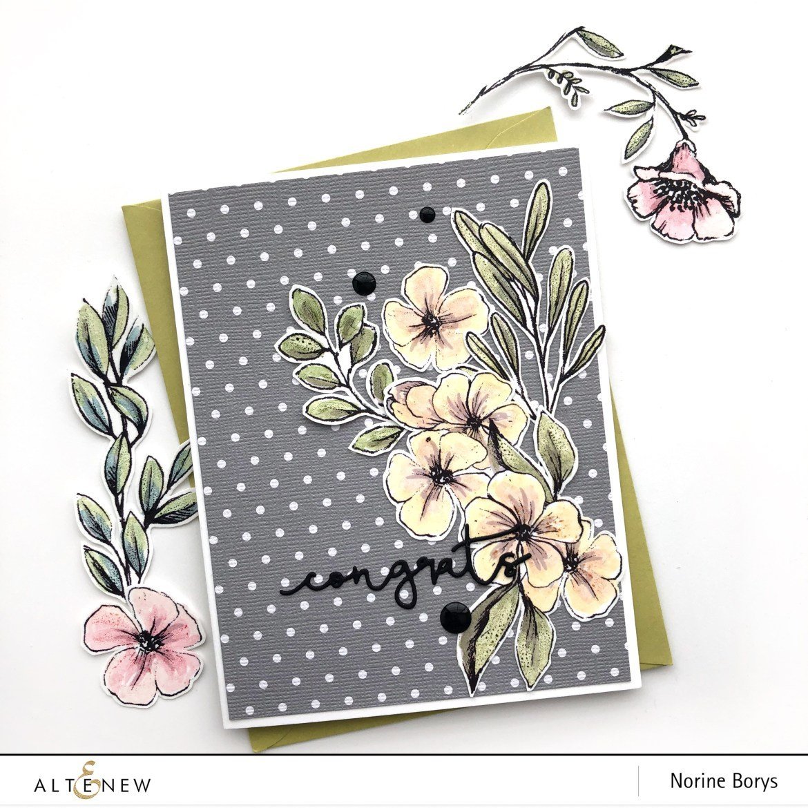 ALTENEW -Signature Words Die Set - 6
