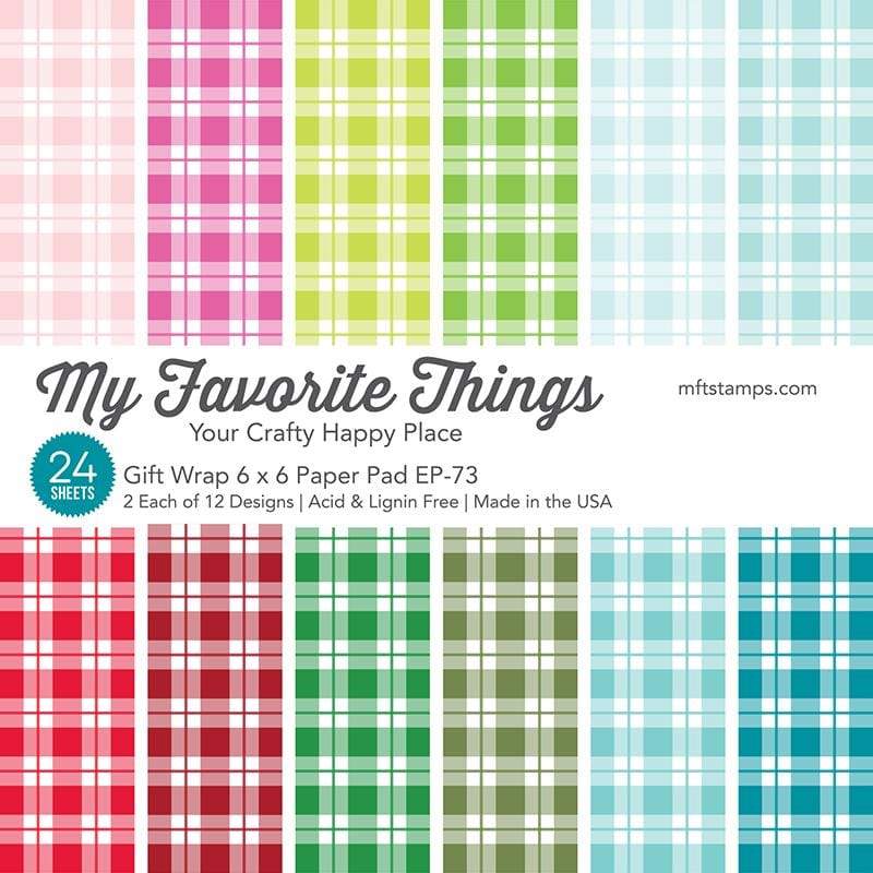 MY FAVORITE THINGS -Gift Wrap Paper Pad
