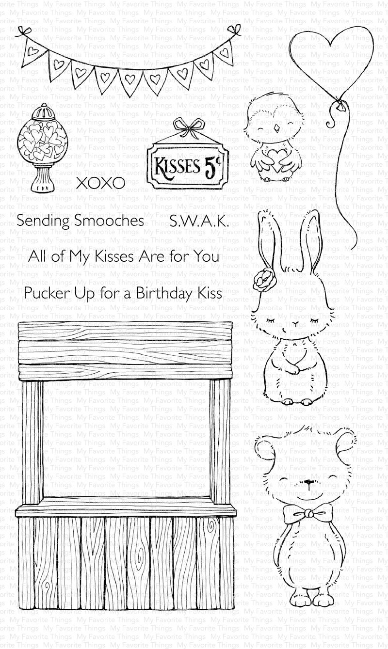 MY FAVORITE THINGS -SY Kissing Booth  STAMP & DIE SET