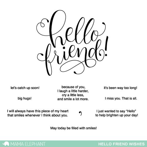  MAMA ELEPHANT -HELLO FRIEND WISHES