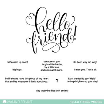 MAMA ELEPHANT -HELLO FRIEND WISHES