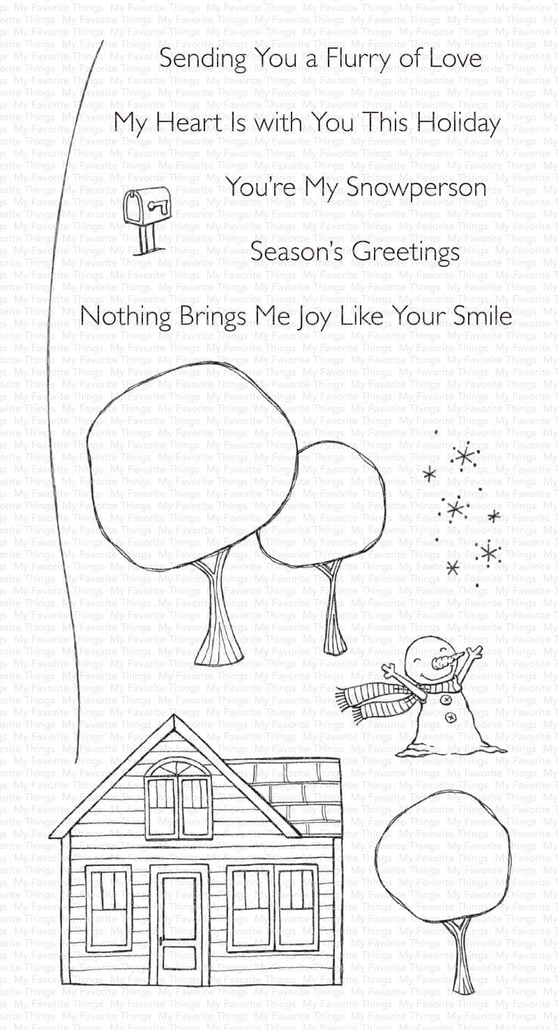 MY FAVORITE THINGS -SY Flurry of Love STAMP & DIE SET 