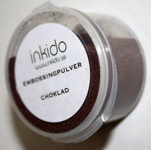 Embossingpulver Choklad