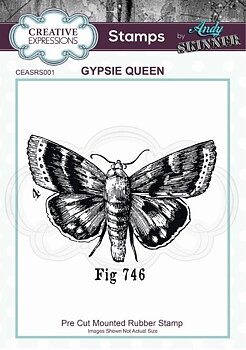 CREATIVE EXPRESSIONS Rubber Stamp by Andy Skinner Gypsie Queen