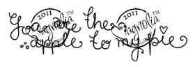MAGNOLIA SCL12 You are the apple..{text} - 2