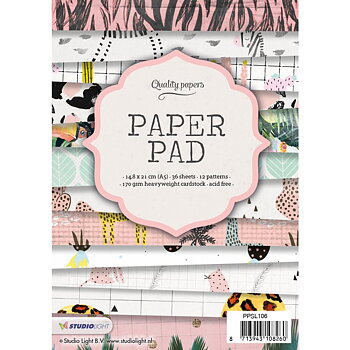 STUDIO LIGHT   Paper Pad A5 36/Pkg- NR  106