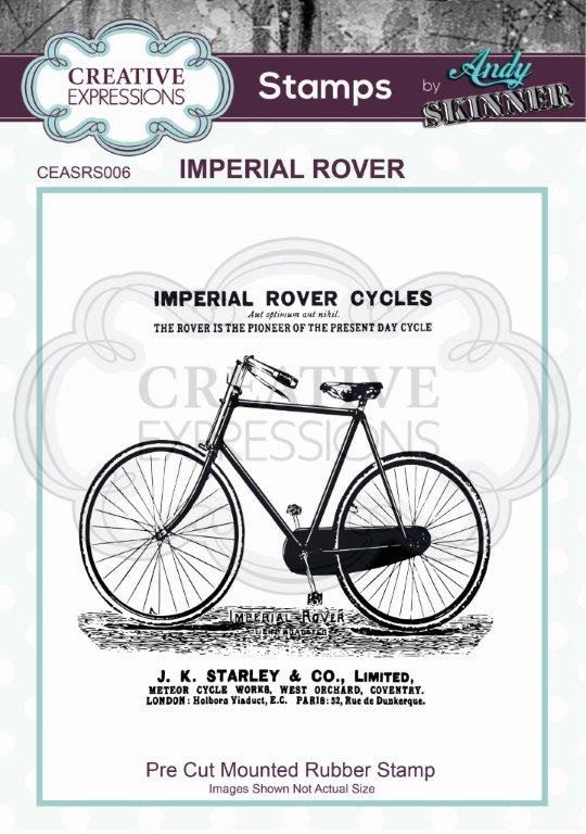 CREATIVE EXPRESSIONS Rubber Stamp by Andy Skinner Imperial Rover
