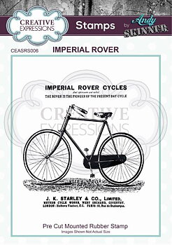 CREATIVE EXPRESSIONS Rubber Stamp by Andy Skinner Imperial Rover