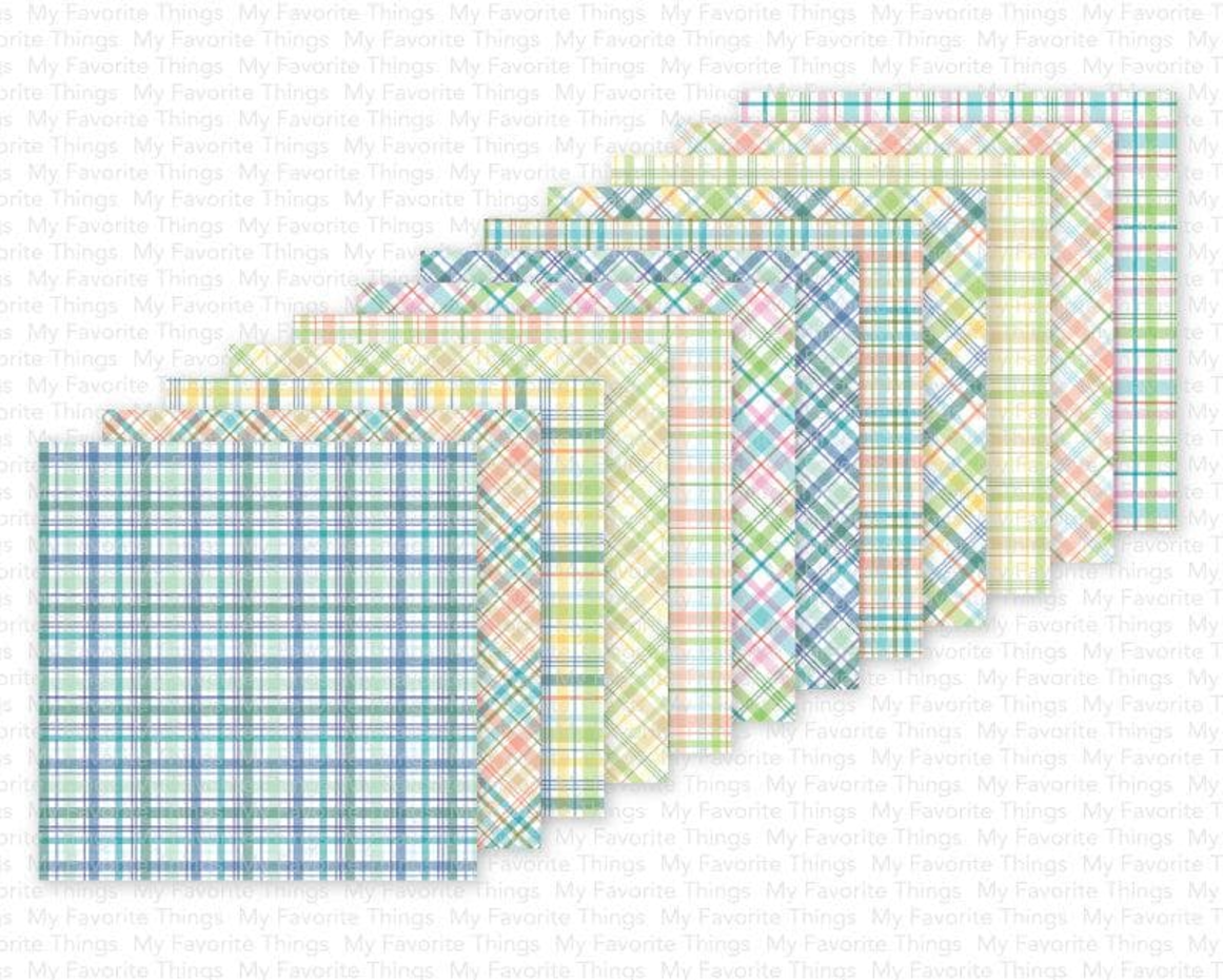 MY FAVORITE THINGS -Subtle Plaids Paper Pad - 2