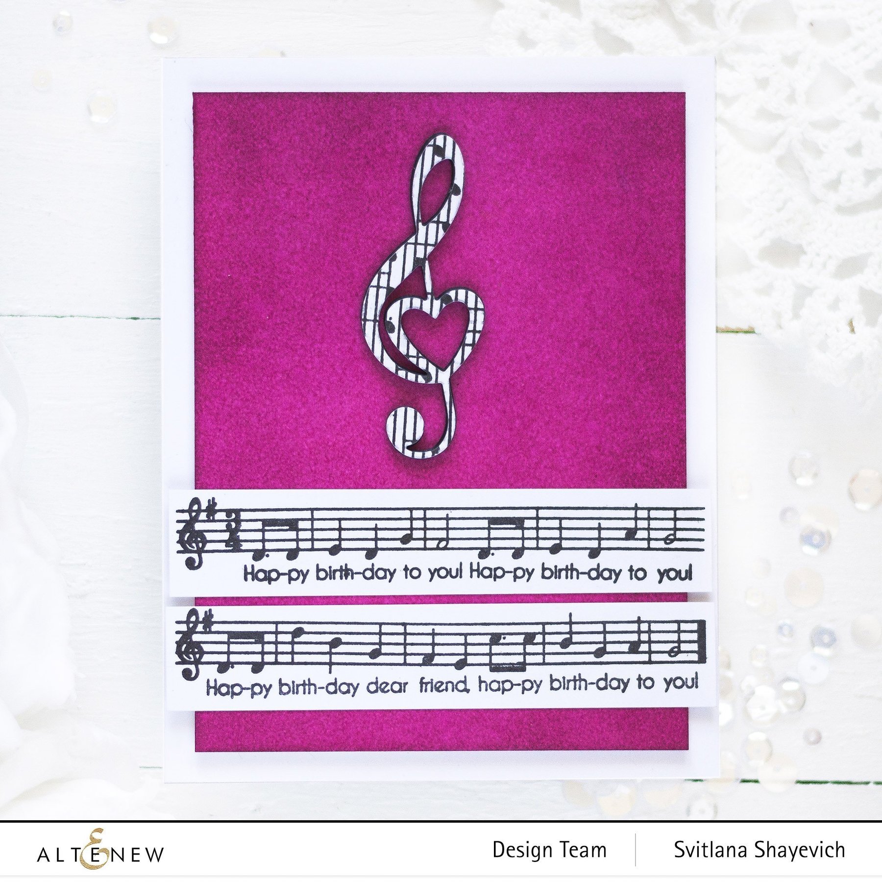 ALTENEW -Treble Love Die Set - 5