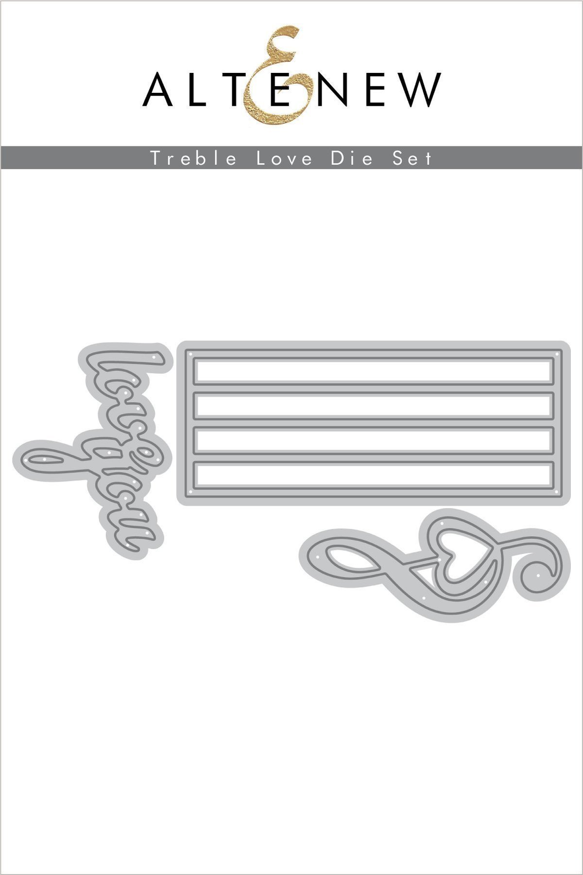 ALTENEW -Treble Love Die Set