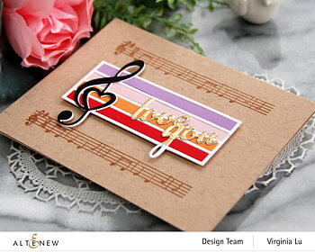 ALTENEW -Treble Love Die Set