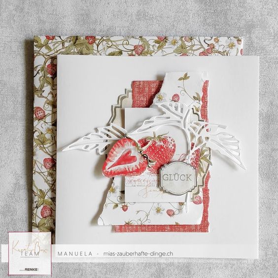 ALEXANDRA RENKE-Design paper 'Strawberries' - 2