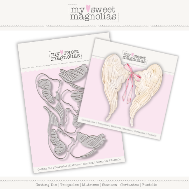 MAGNOLIA  -SWEET MAGNOLIAS Sweet Angel Wings {Cutting Dies}