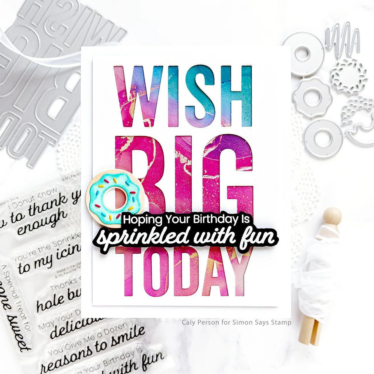 MY FAVORITE THINGS- Wish Big Today Die-Namics Die - 3