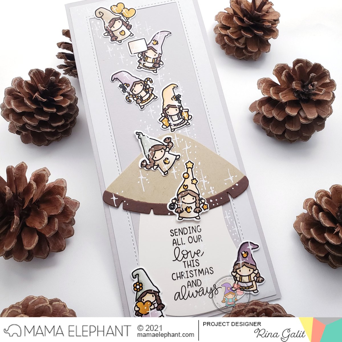  MAMA ELEPHANT -LITTLE GIRL GNOME AGENDA   - 2
