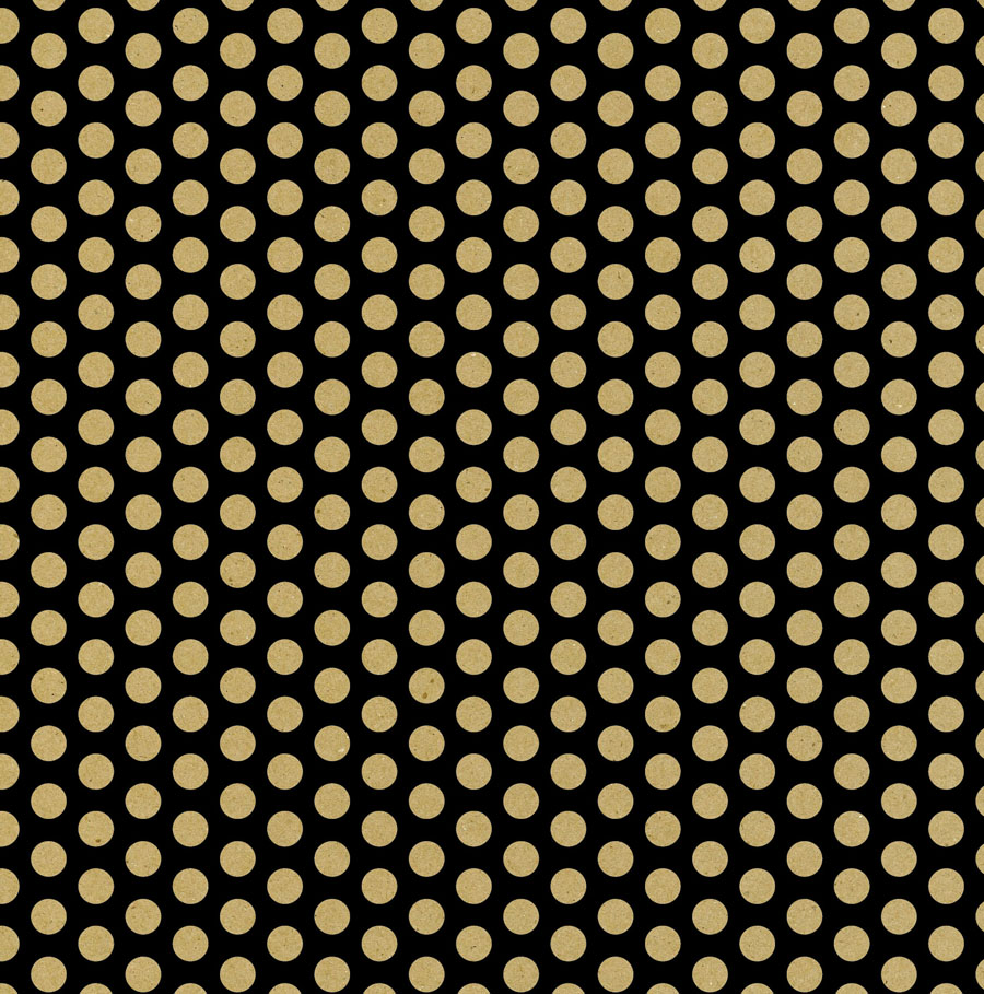 CANVAS CORP Black & Kraft Dot Reverse 