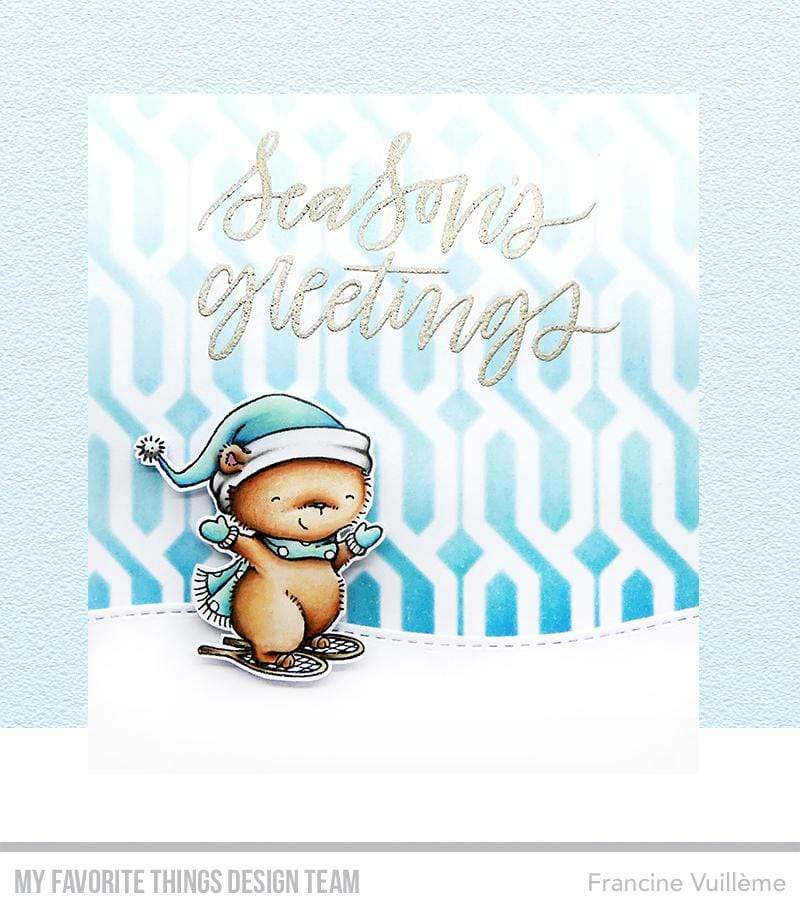 MY FAVORITE THINGS -SY Frost-Loving Friends STAMP & DIE SET  - 6