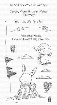 MY FAVORITE THINGS -SY Frost-Loving Friends STAMP & DIE SET 