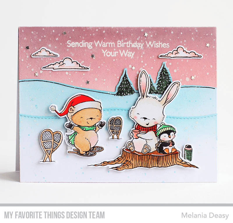 MY FAVORITE THINGS -SY Frost-Loving Friends STAMP & DIE SET  - 4