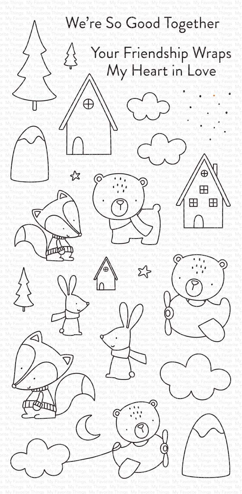 MY FAVORITE THINGS -Fox and Friends  STAMP& DIE SET