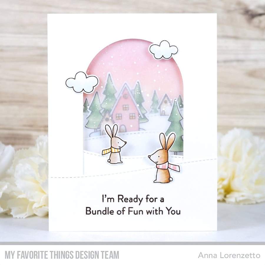 MY FAVORITE THINGS -Fox and Friends  STAMP& DIE SET - 13