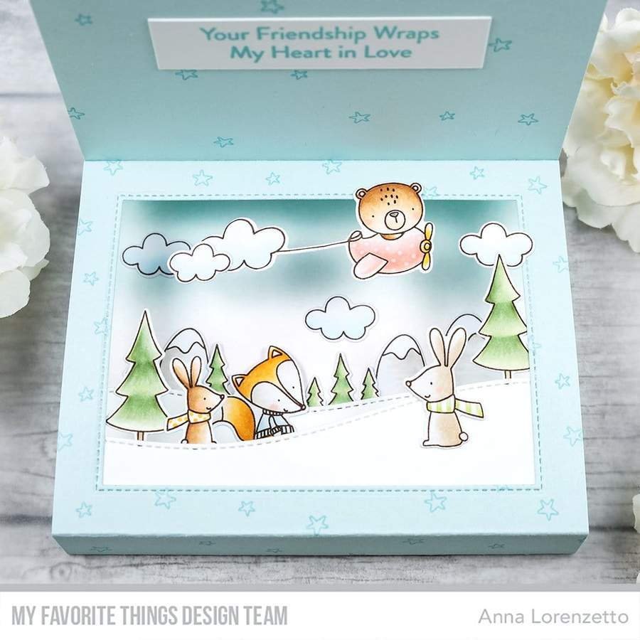 MY FAVORITE THINGS -Fox and Friends  STAMP& DIE SET - 14