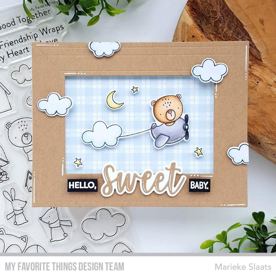 MY FAVORITE THINGS -Fox and Friends  STAMP& DIE SET - 4