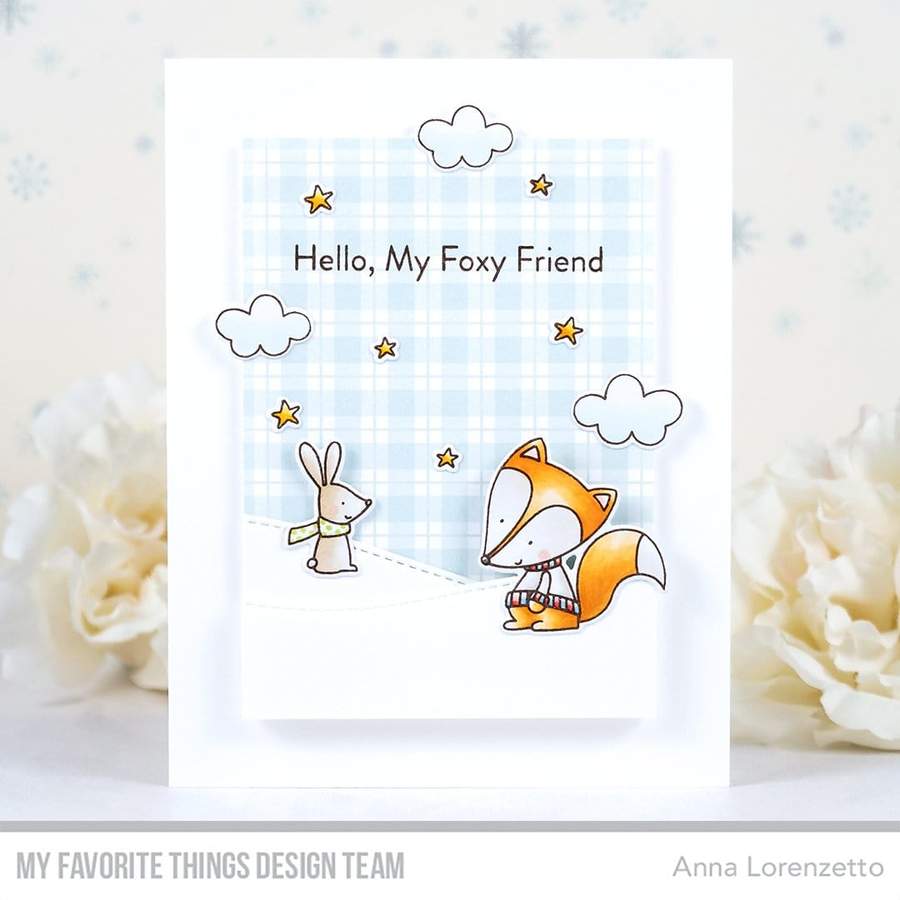 MY FAVORITE THINGS -Fox and Friends  STAMP& DIE SET - 15