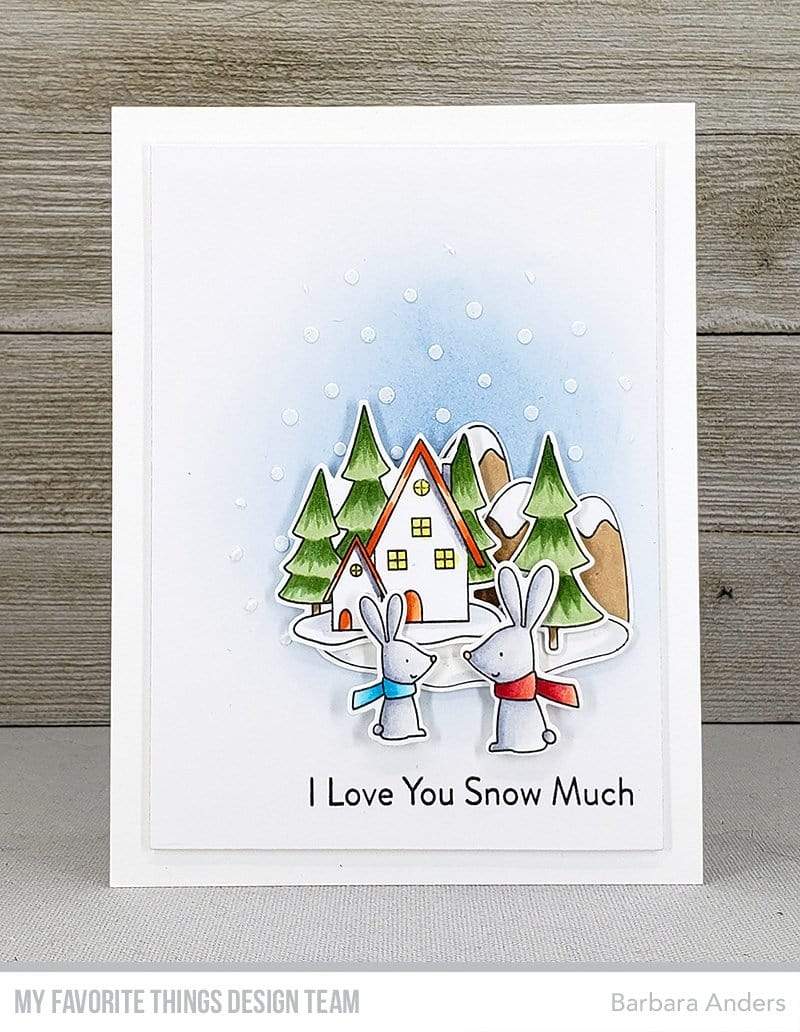 MY FAVORITE THINGS -Fox and Friends  STAMP& DIE SET - 16
