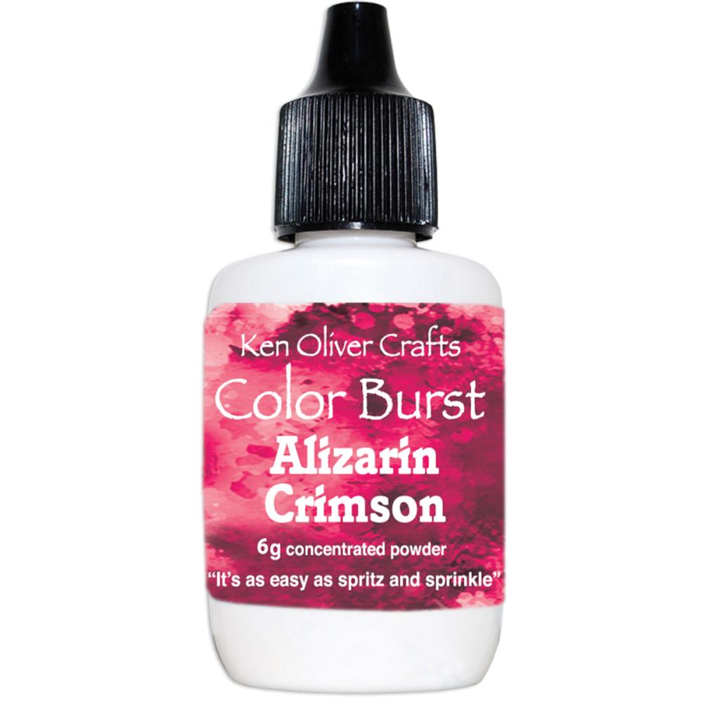 Ken Oliver -Color Burst Powder  -Alizarin Crimson